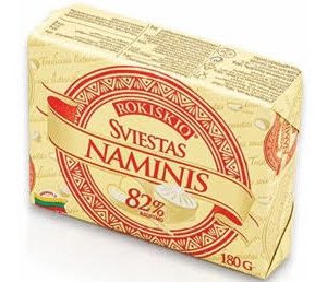 Rokiškio NAMINIS sviestas, 82% rieb.,180 g