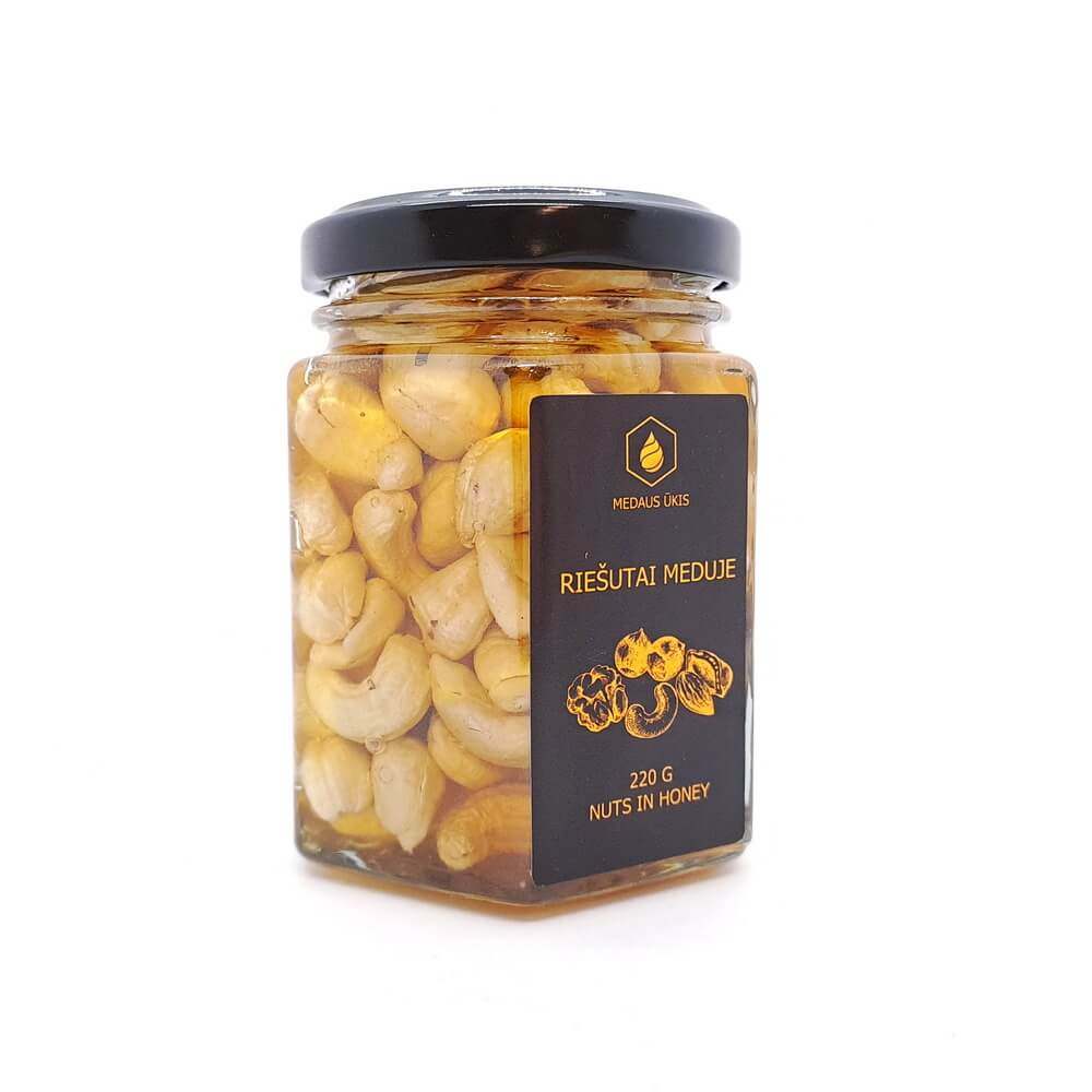 Cashewnøtter i honning 220g