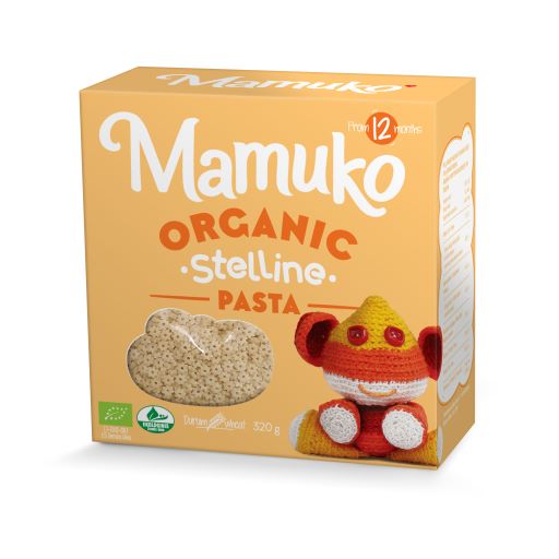 Økologisk pasta MAMUKO STELLINE 320g