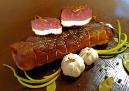 Kaldrøkt bundet skinke